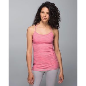 Lululemon Power Y Tank Wee are from space Neon pink opal 8